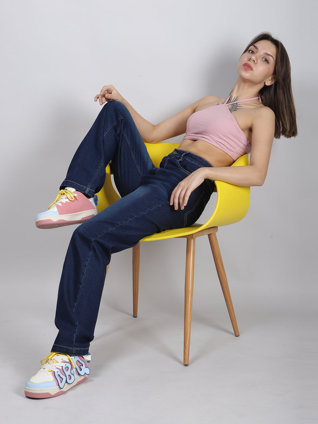 Basic Fit Pocket Blue Denim