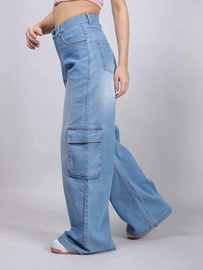 Straight Fit Multi Pocket Jeans Main Image