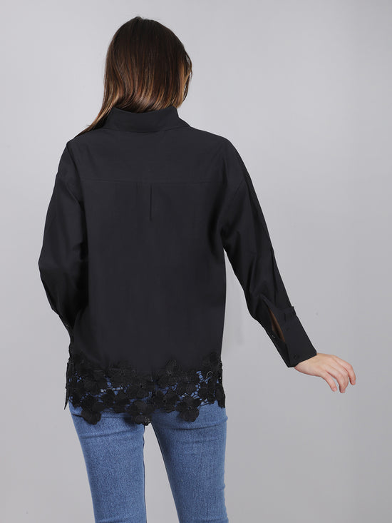 Black Lace Shirt