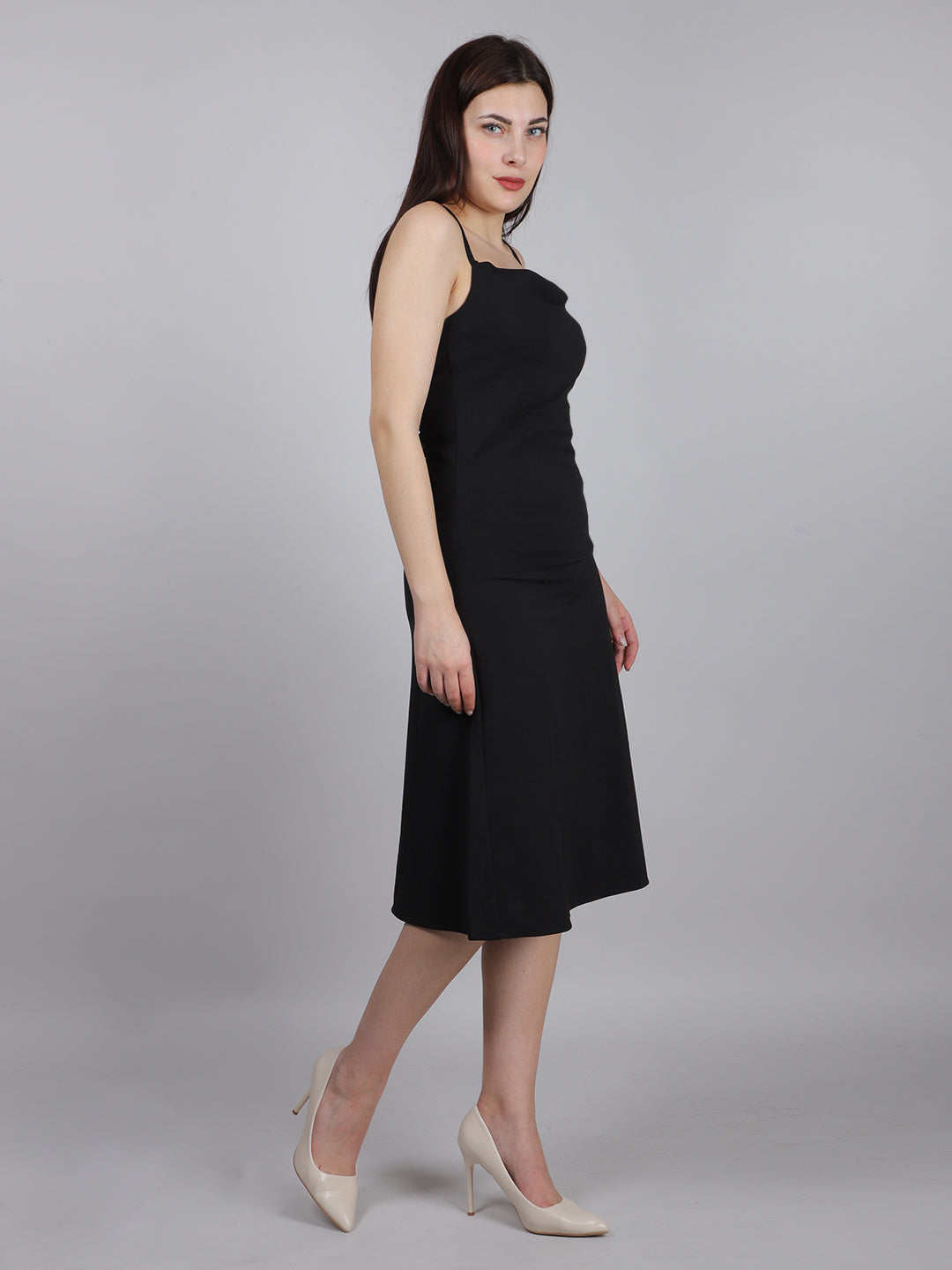 BLACK BODYCON DRESS