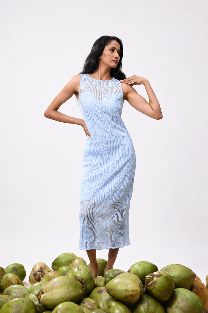 Linear Grace Bodycon Dress