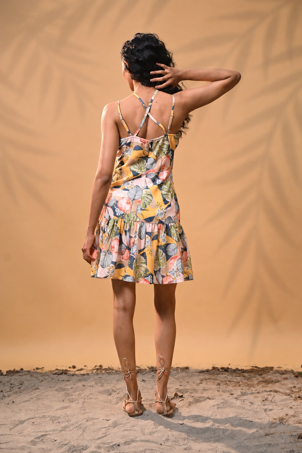 Tropical Bloom Mini Dress