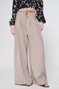 Beige Drawstring Pant