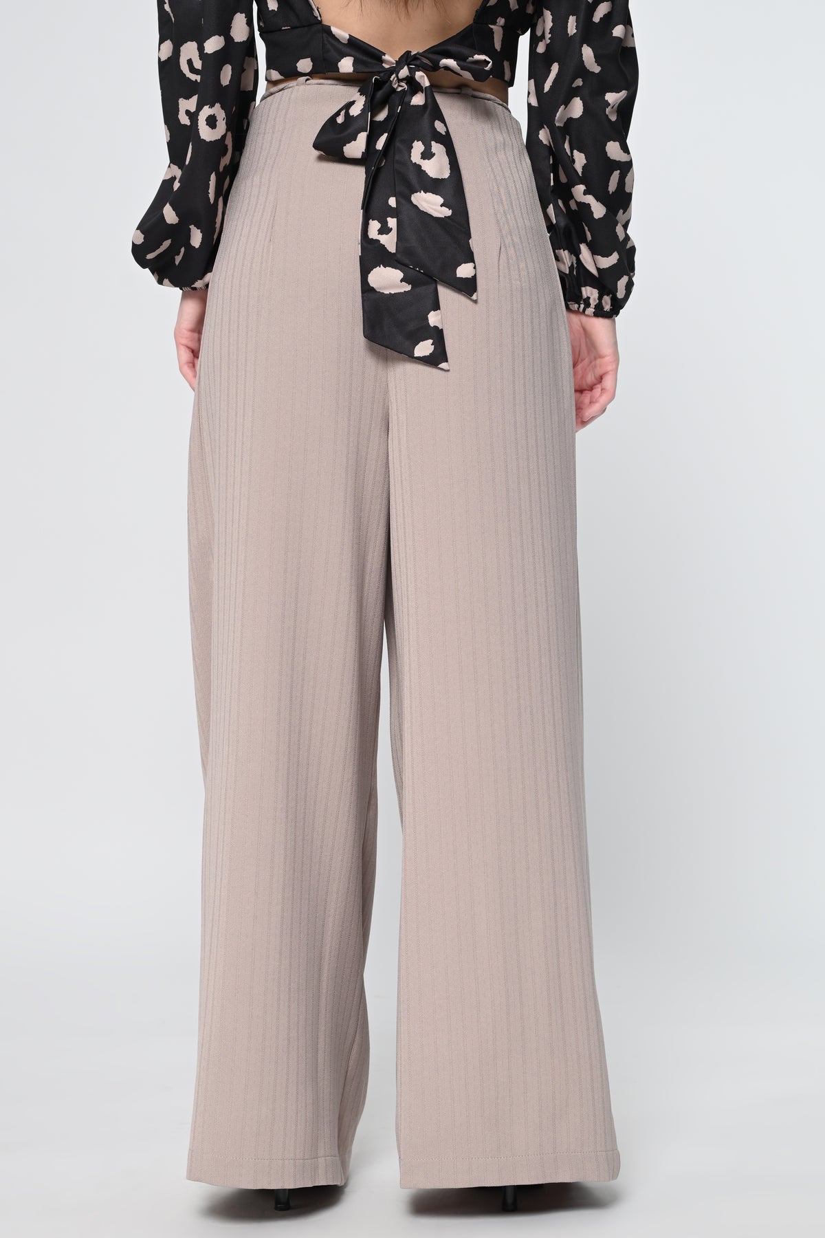 Beige Drawstring Pant