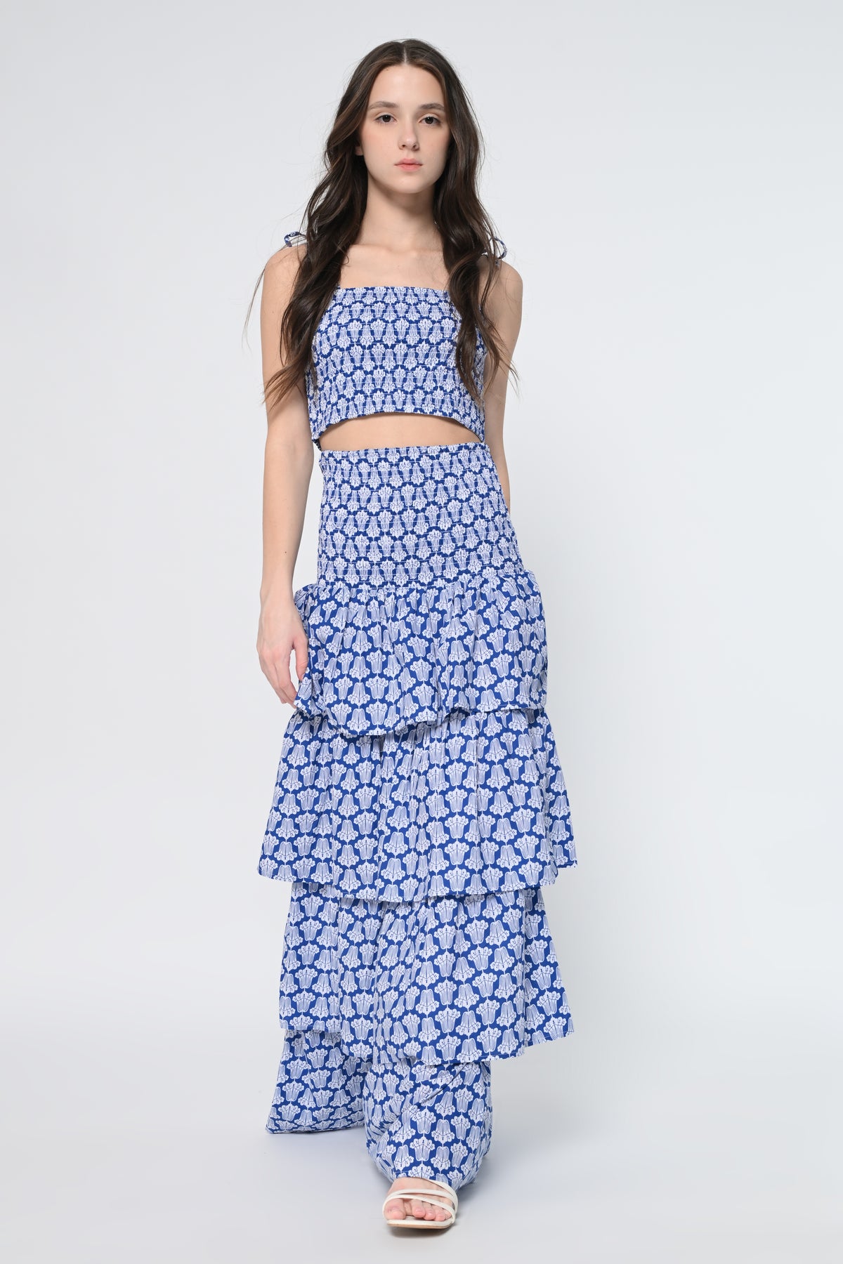 Blue Printed Co-Ord Set