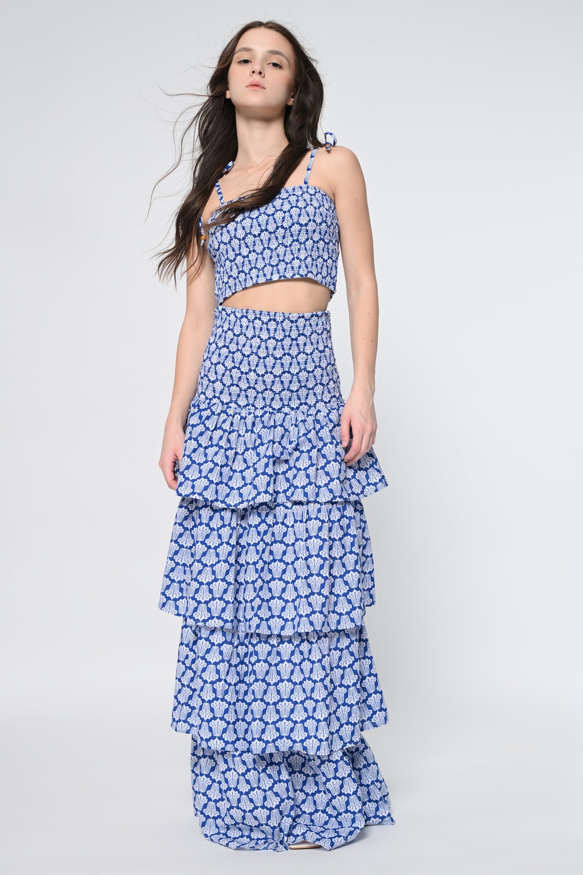 Blue Printed Co-Ord Set