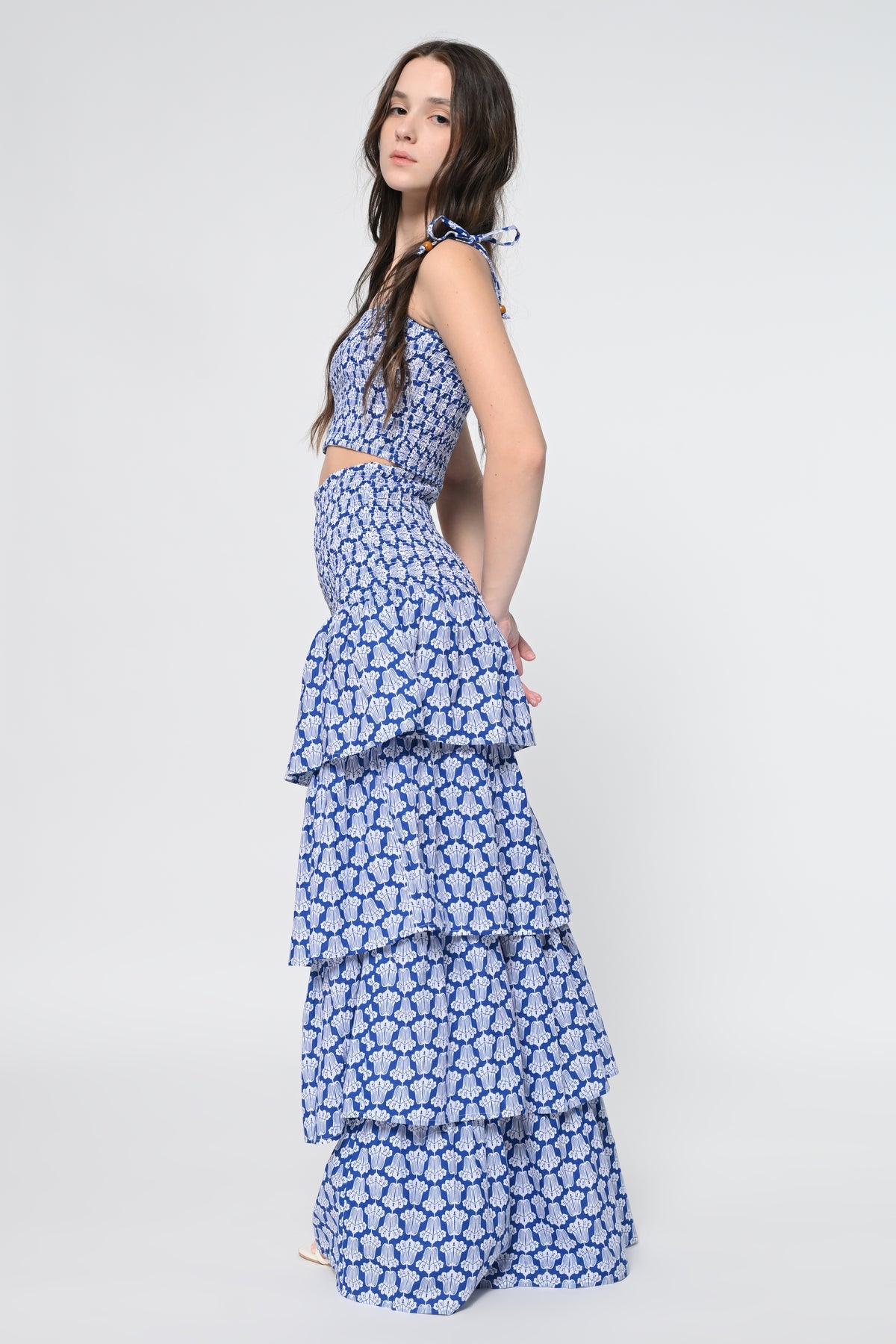 Blue Printed Co-Ord Set