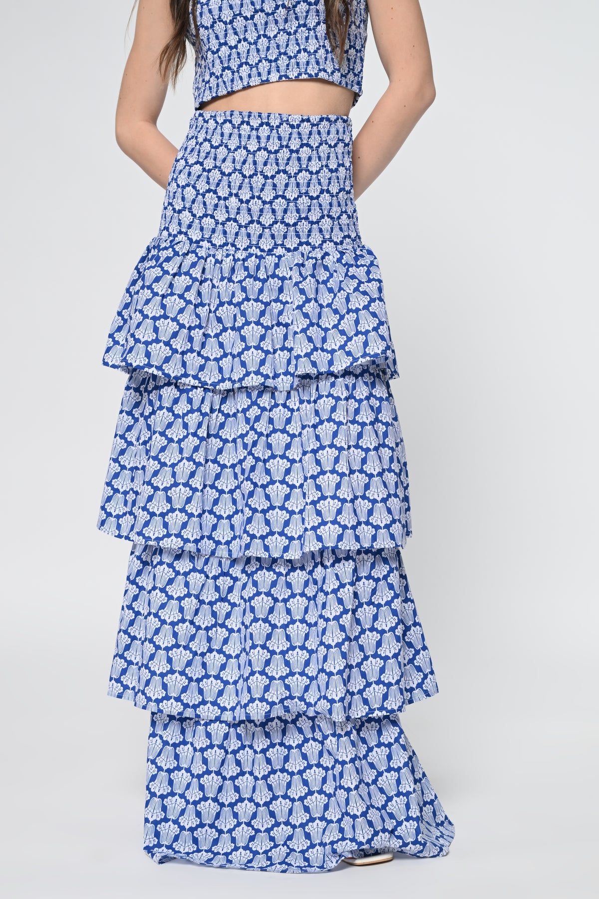 Blue Printed Co-Ord Set