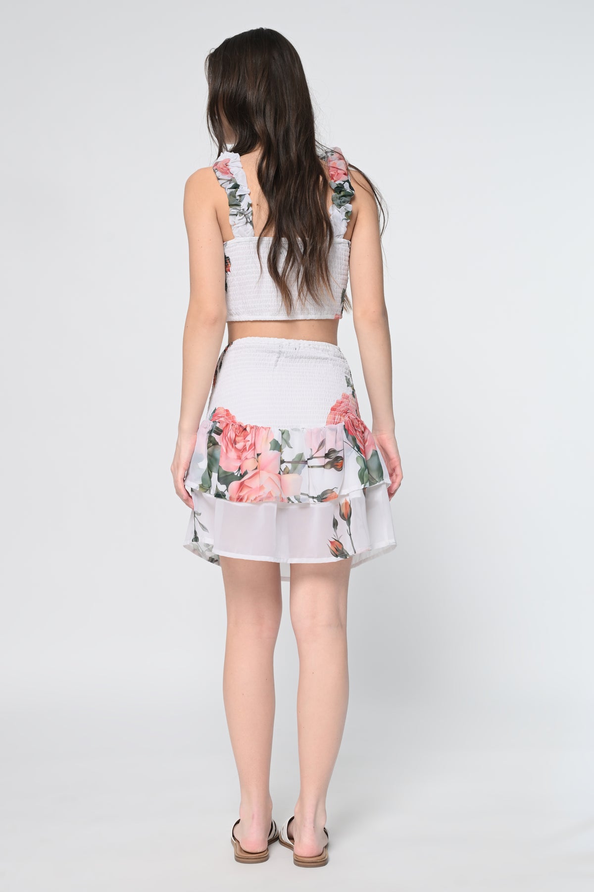 White Printed Co-Ord Set