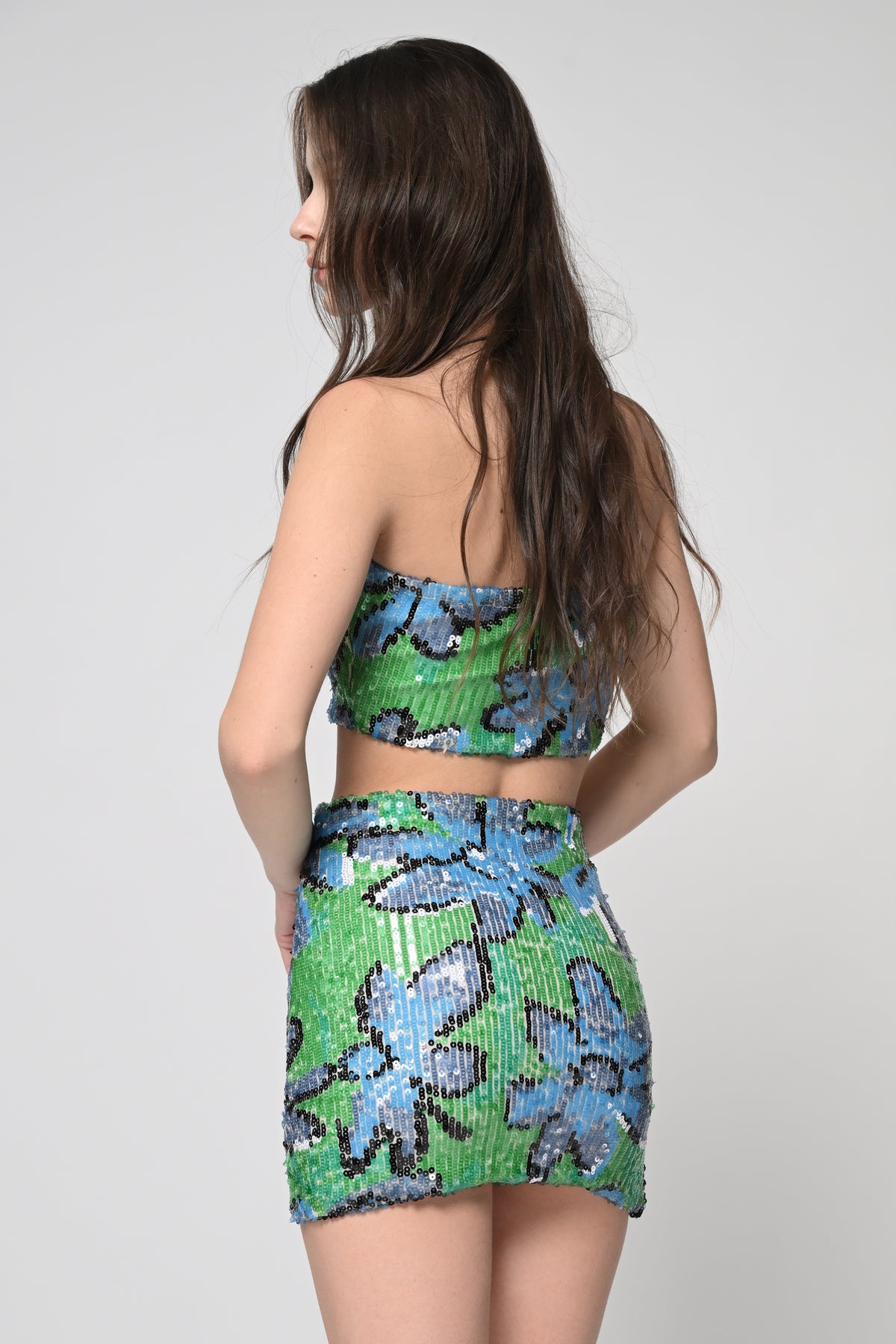 Electric Bloom Sequin Co-ord