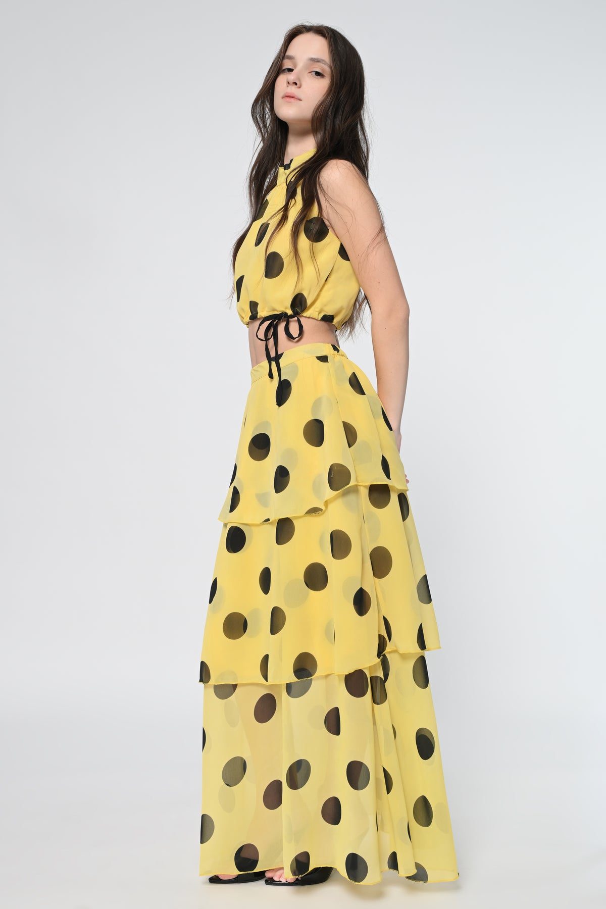 Retro -Chic Flounce Co-ord Set