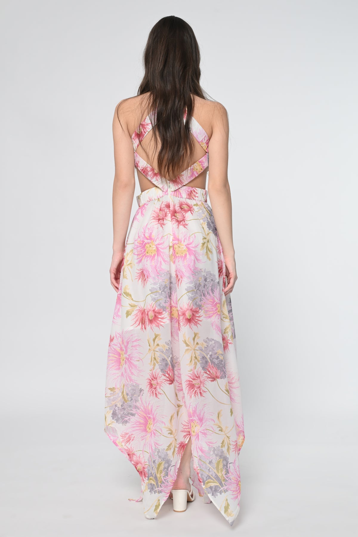Blooming Grace Asymmetrical Dress