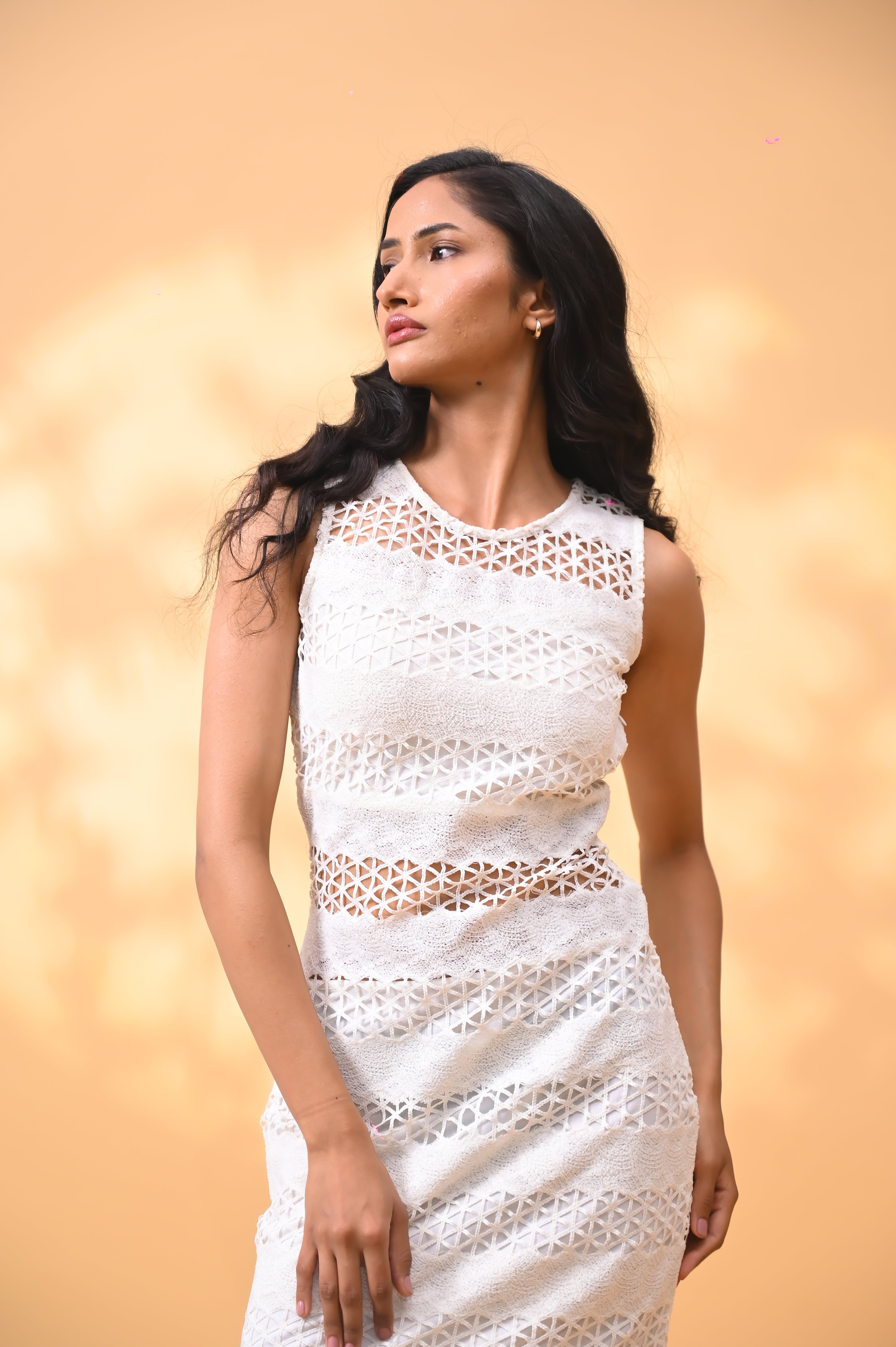 Sculpted Crochet Dress