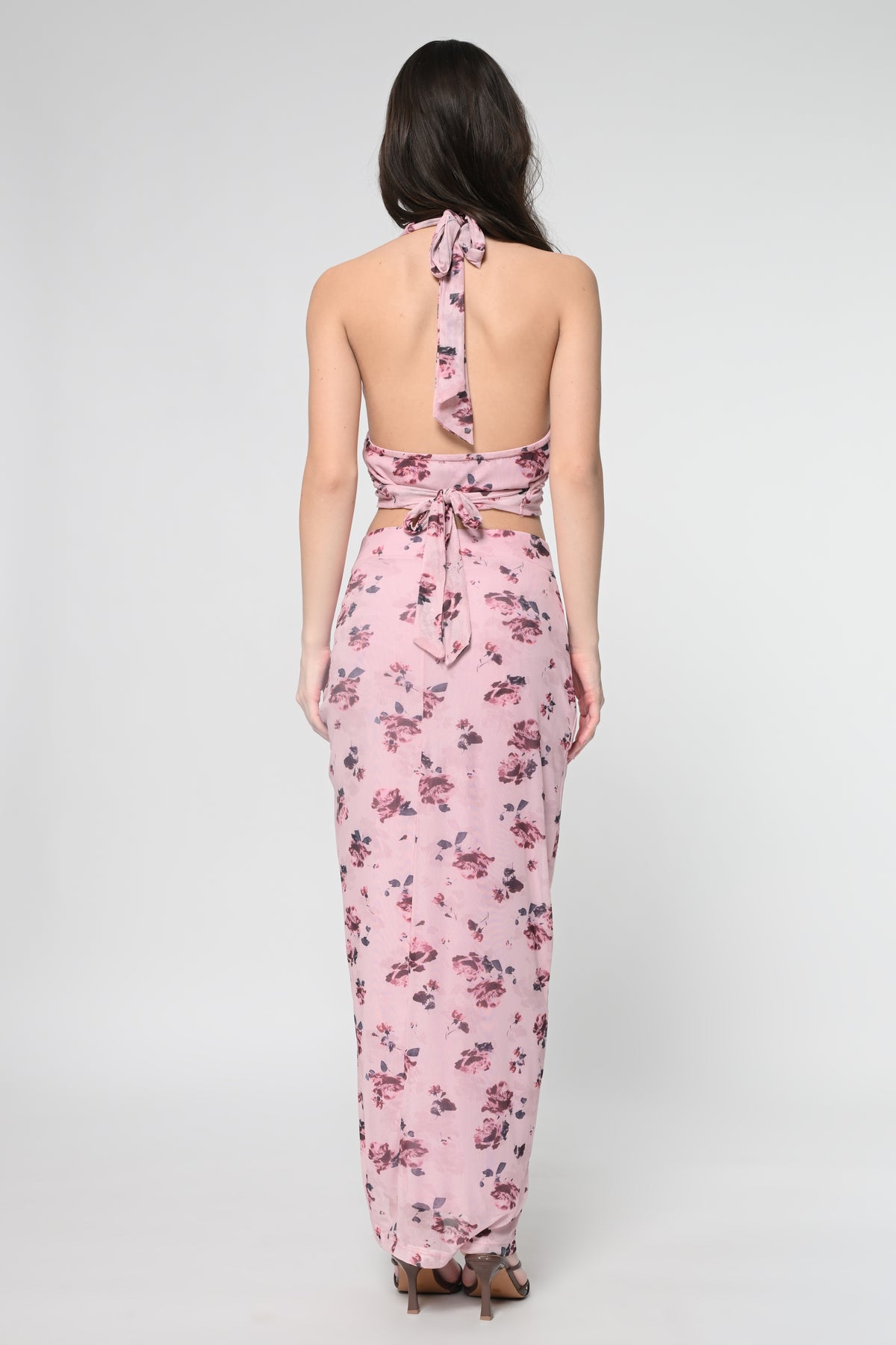 Blush Rose Halter Style Co-ord Set