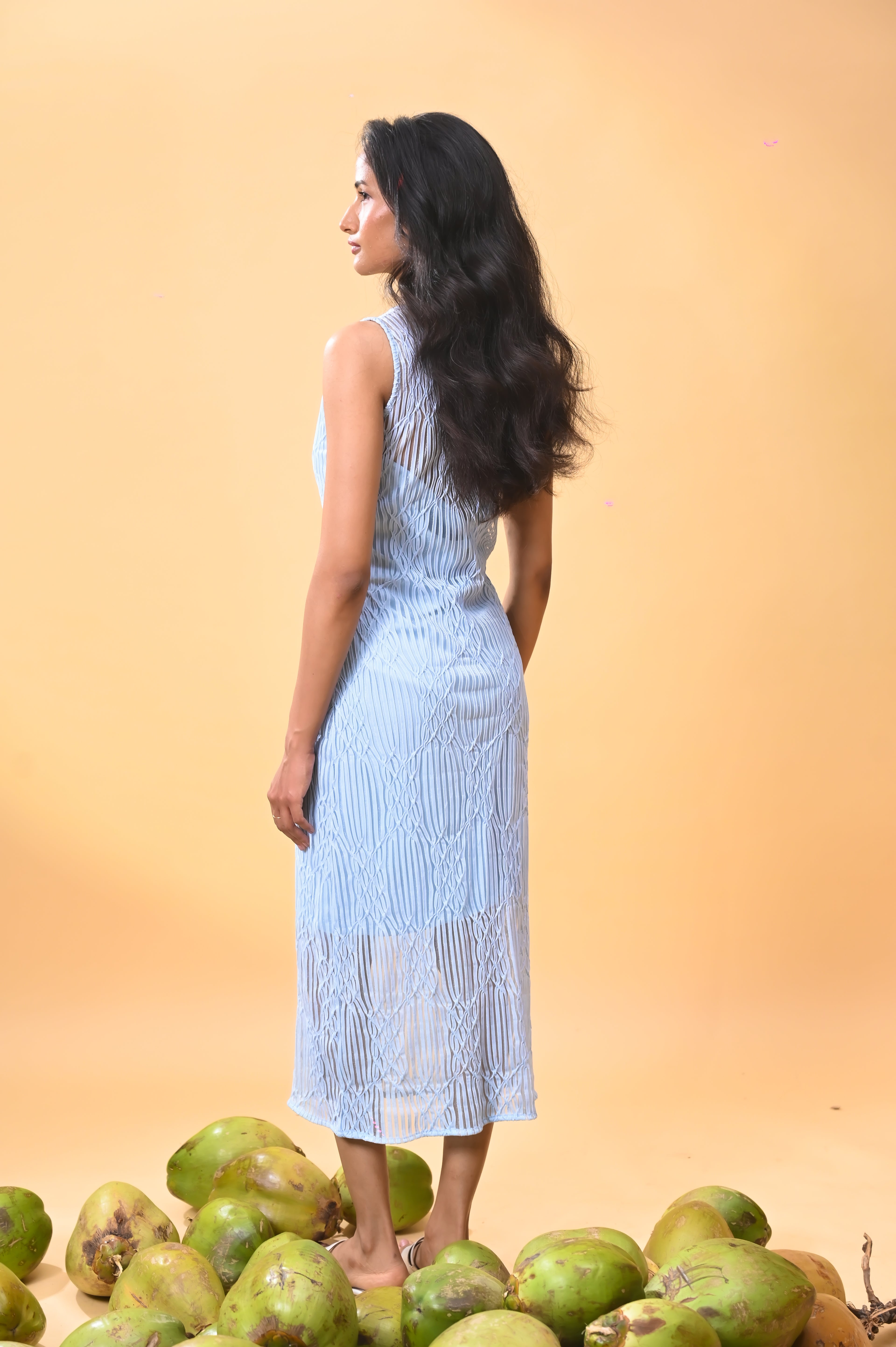 Linear Grace Bodycon Dress