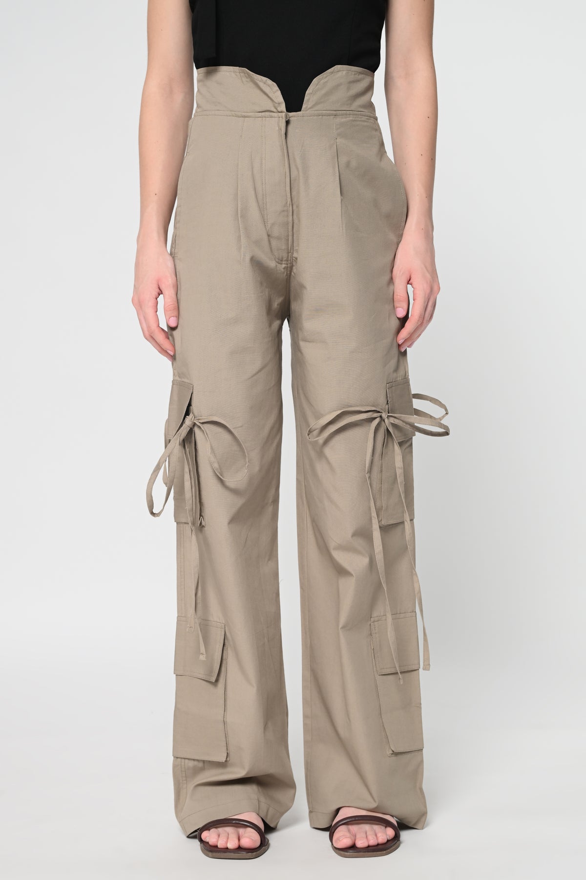 Olive High Waist Pant