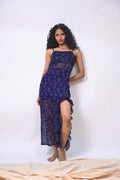 Midnight Butterfly Mesh Dress