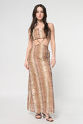 Rustic Luxe Strappy Dress