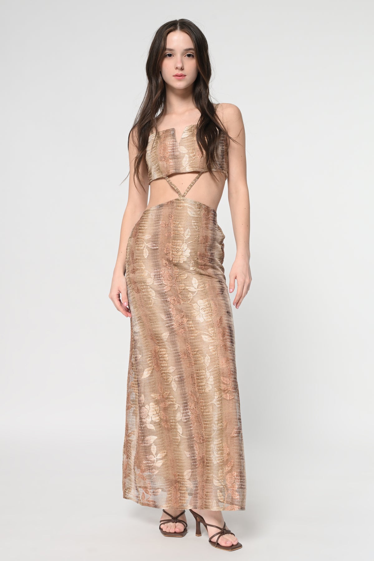 Rustic Luxe Strappy Dress