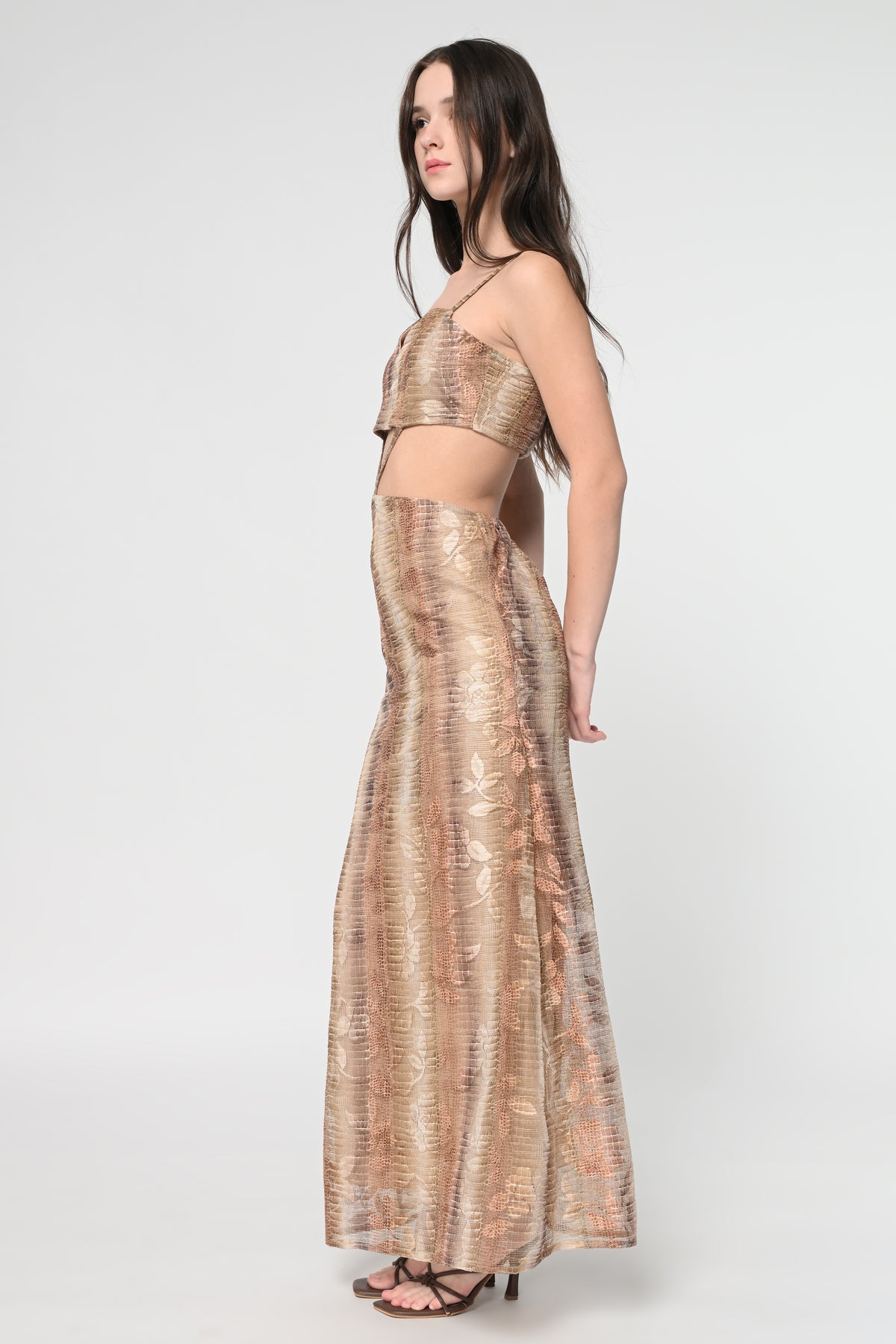 Rustic Luxe Strappy Dress