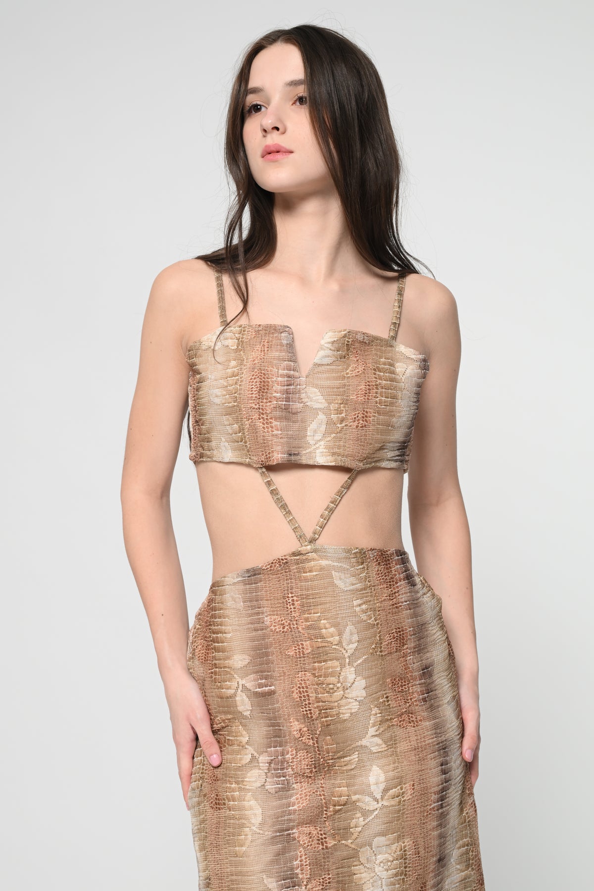 Rustic Luxe Strappy Dress