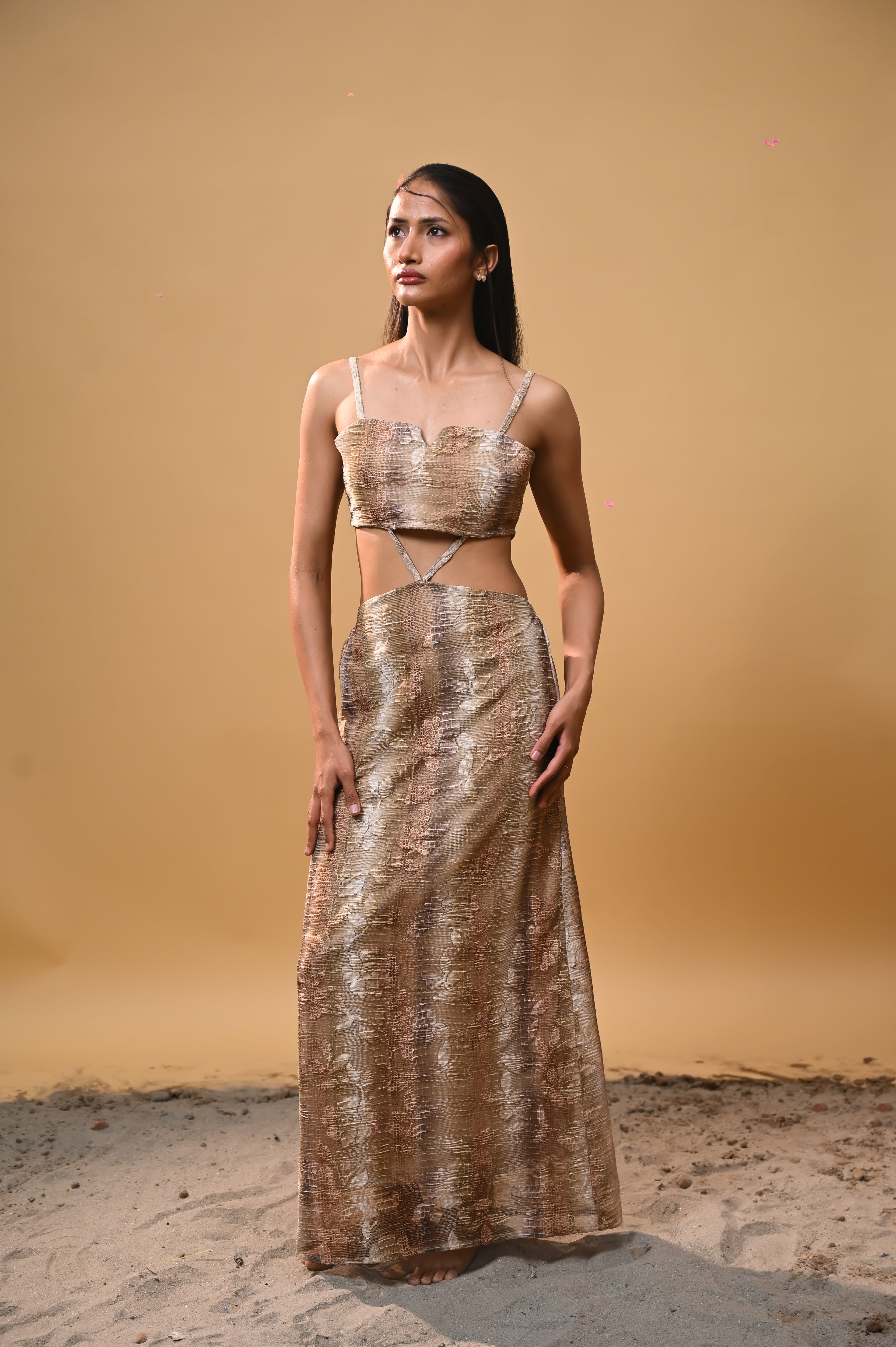 Rustic Luxe Strappy Dress