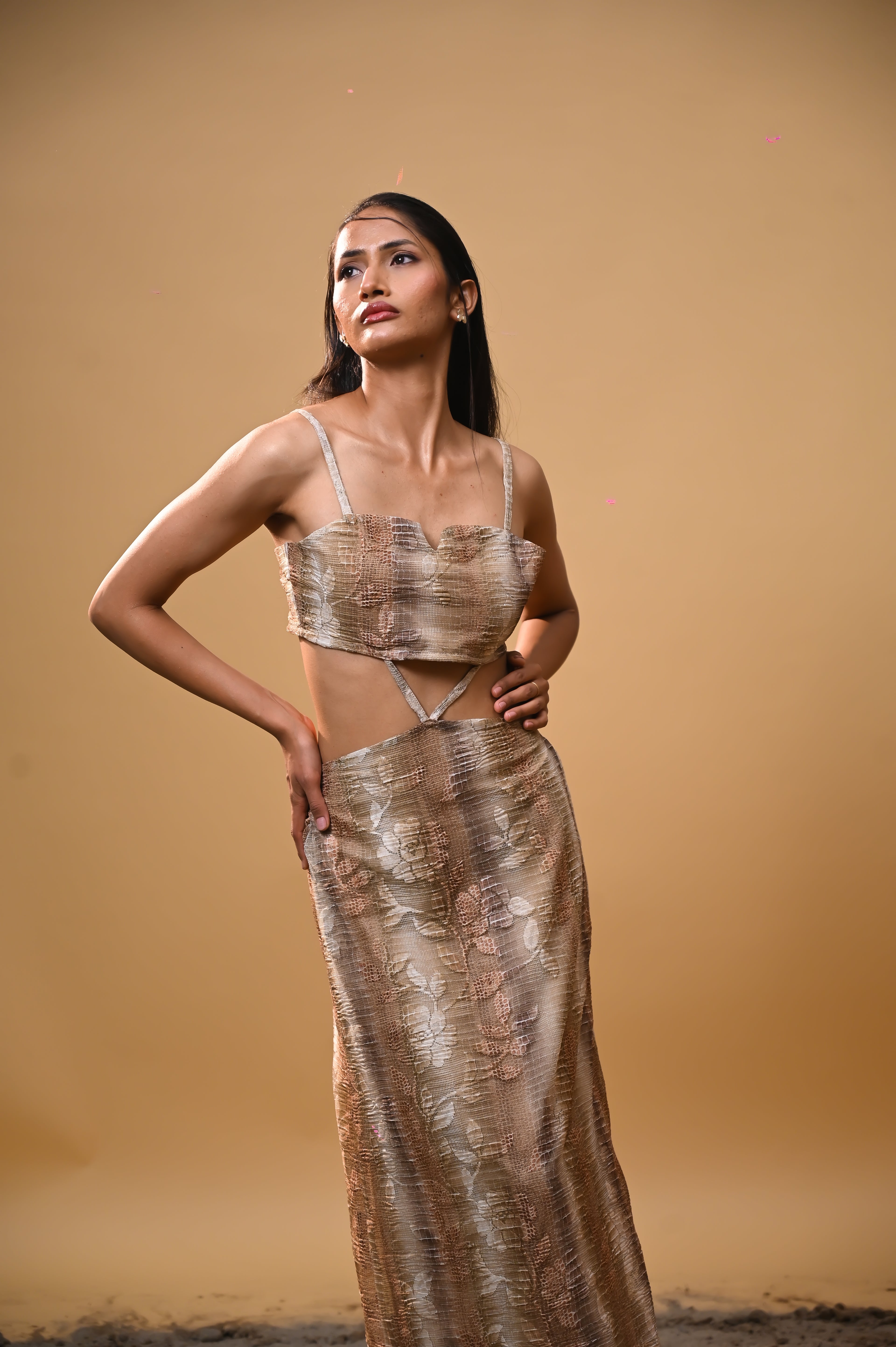 Rustic Luxe Strappy Dress