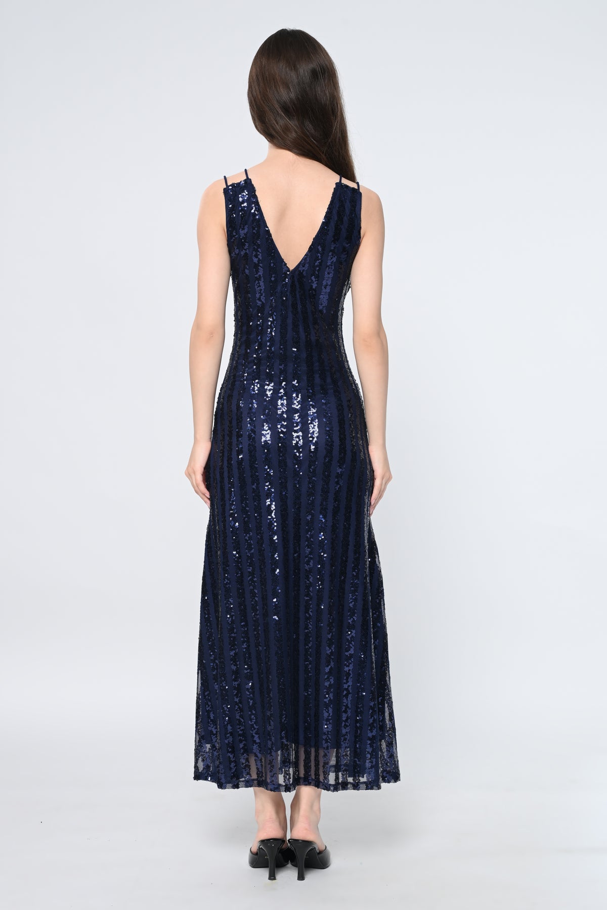 Serena Sapphire Blue Maxi Dress