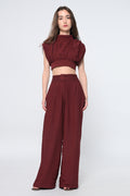 Bordeaux Luxe Co-Ord Set