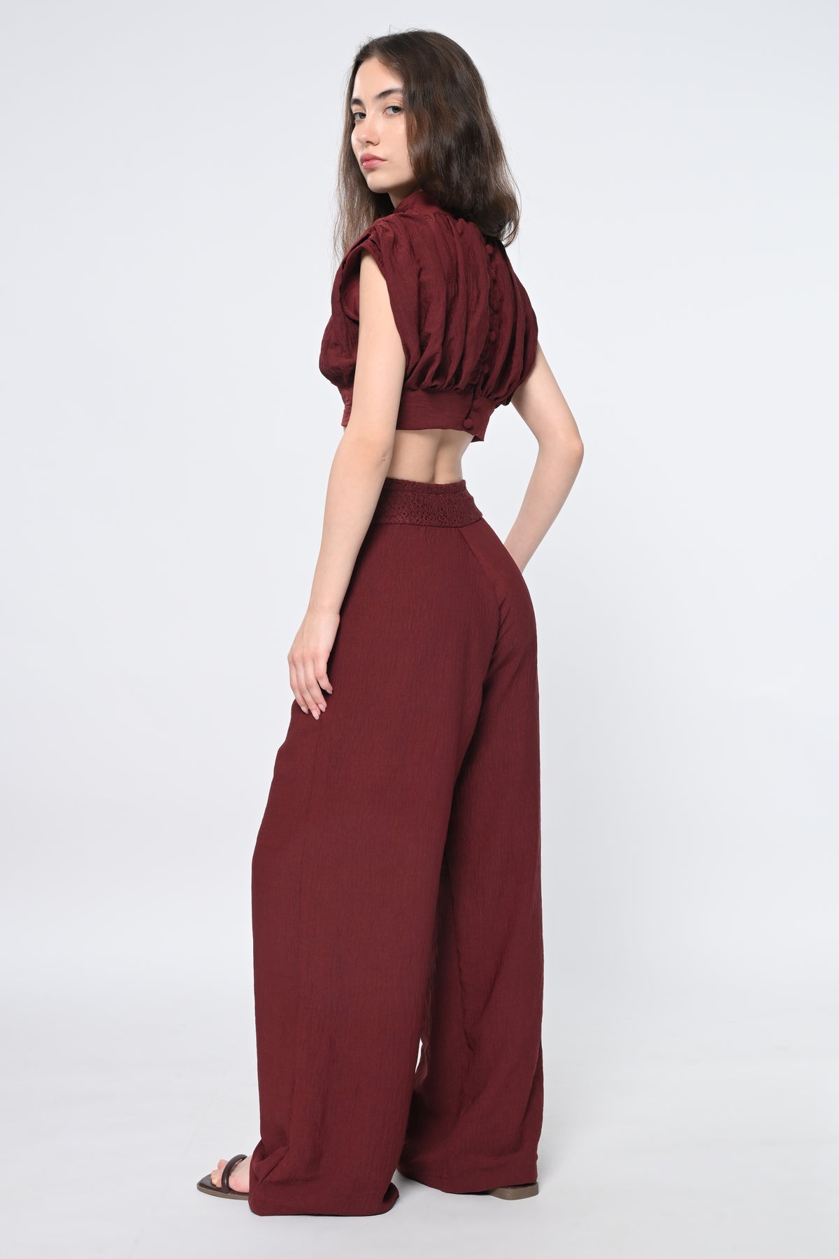 Bordeaux Luxe Co-Ord Set