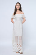 Island Glow Off-Shoulder Dress