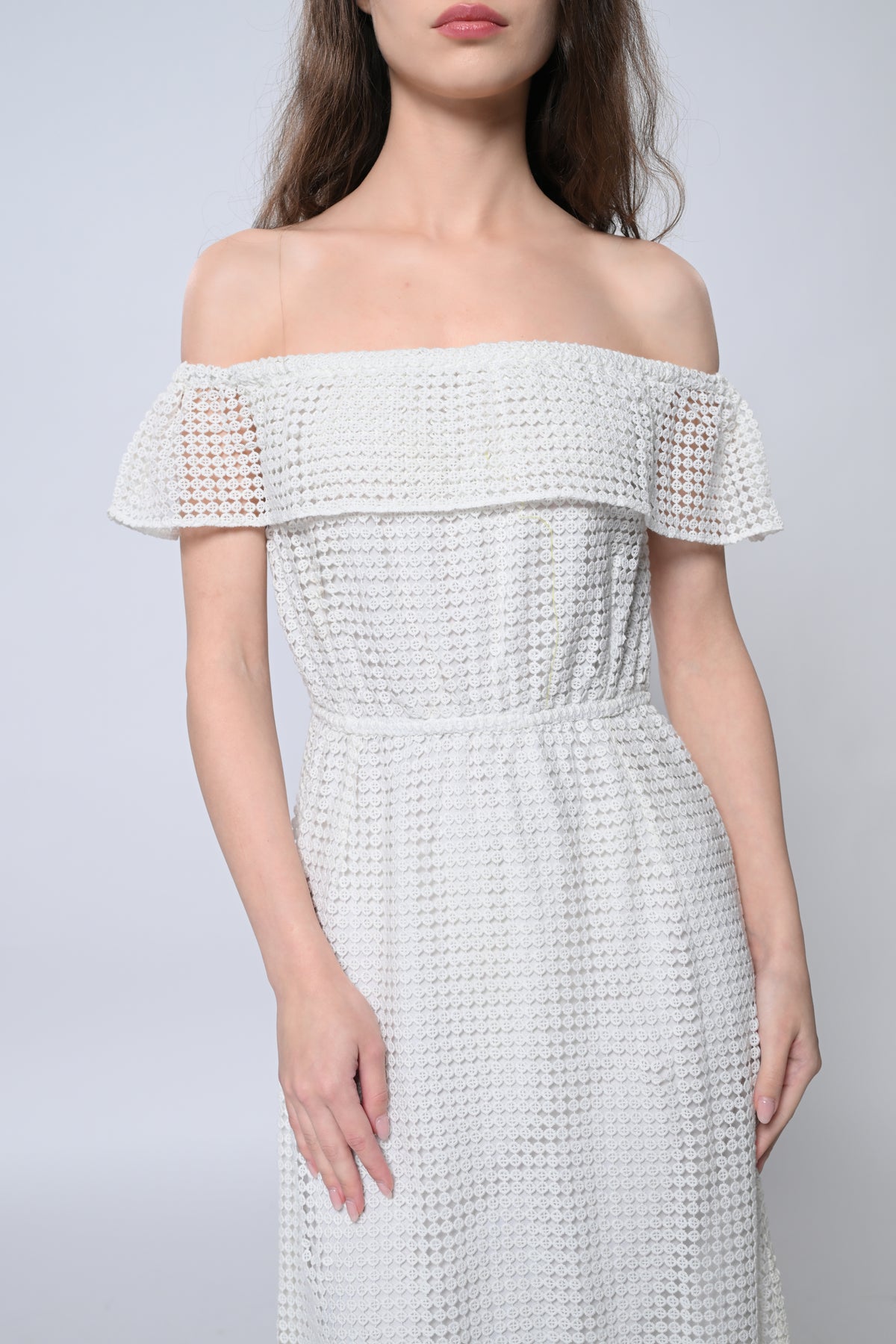 Island Glow Off-Shoulder Dress