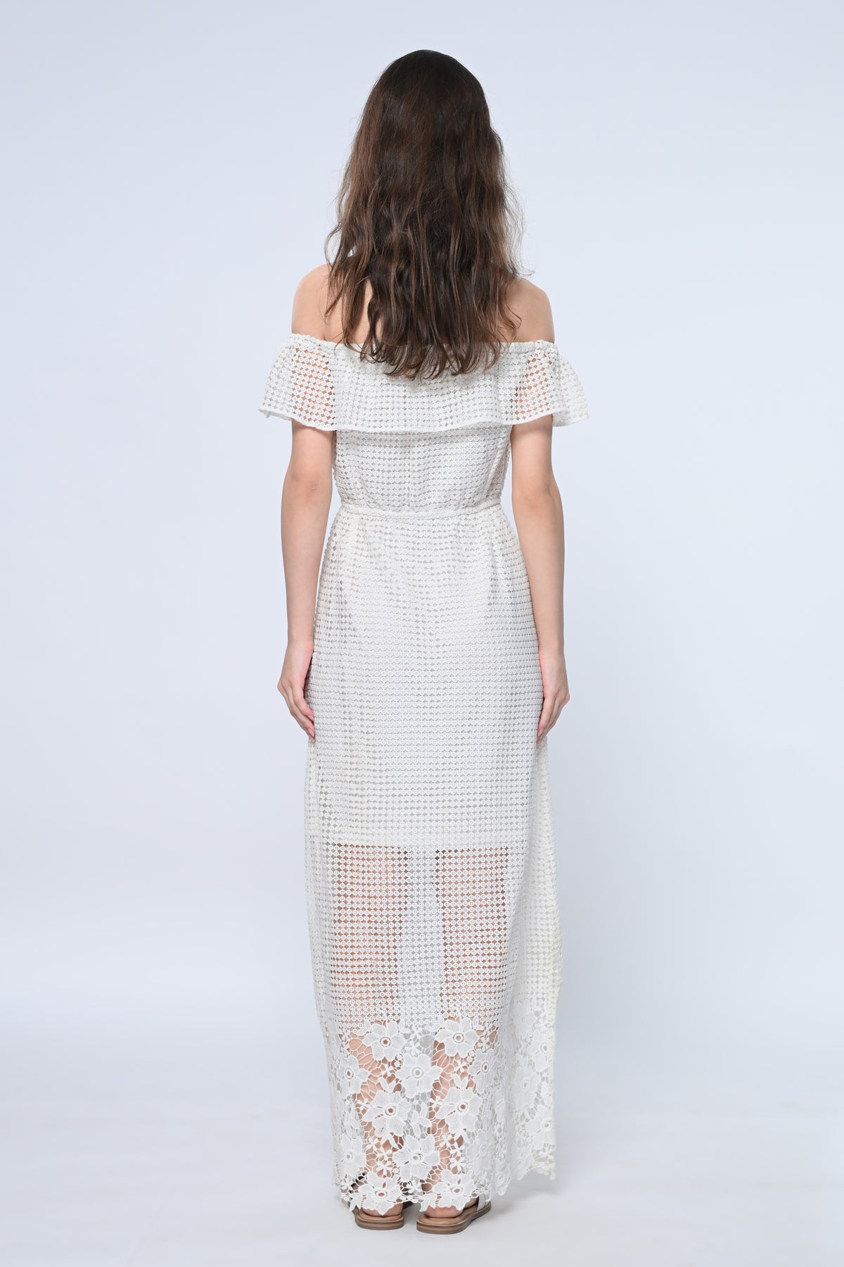 Island Glow Off-Shoulder Dress