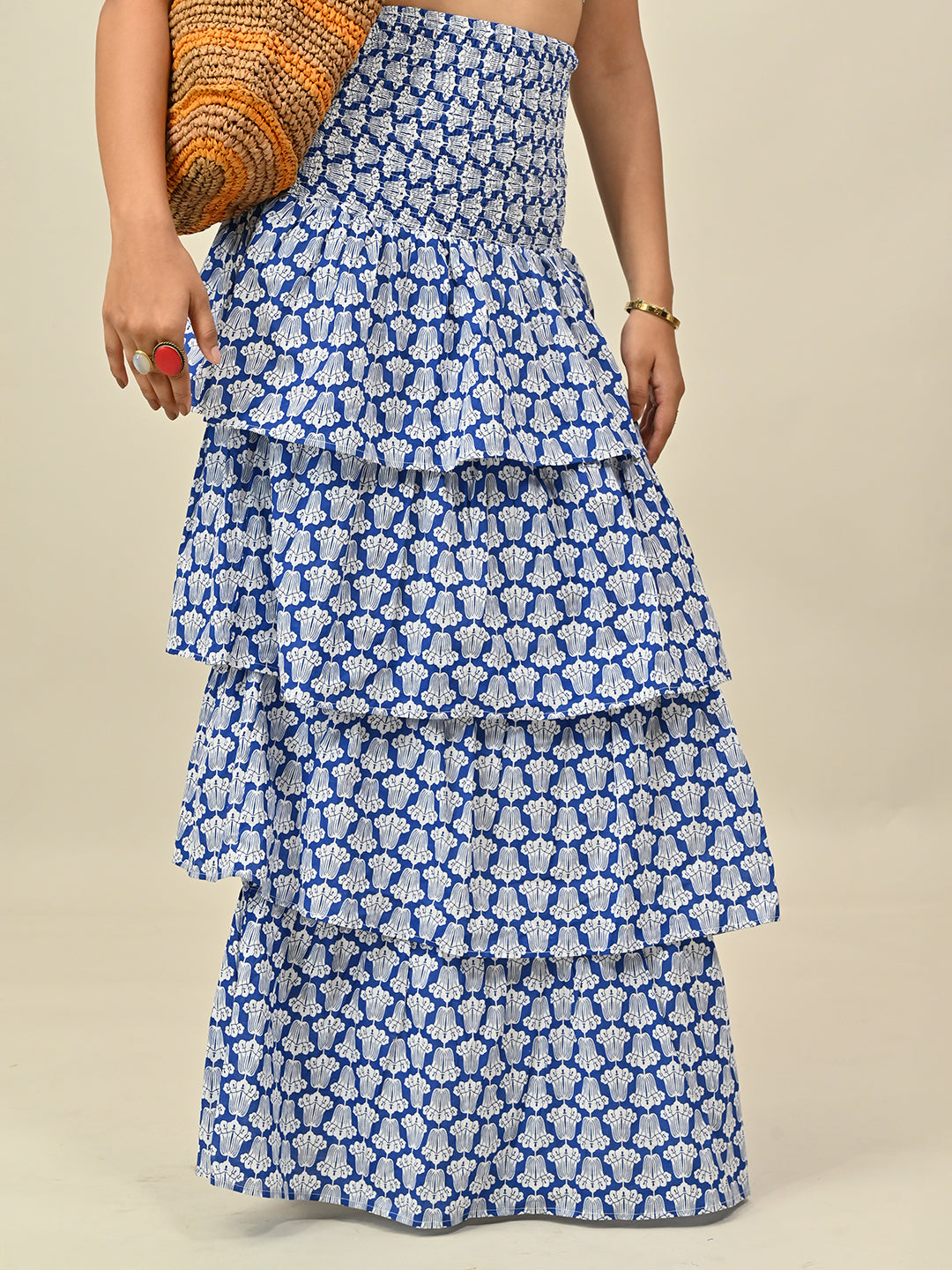 BLUE PRINTED CO-ORD SET