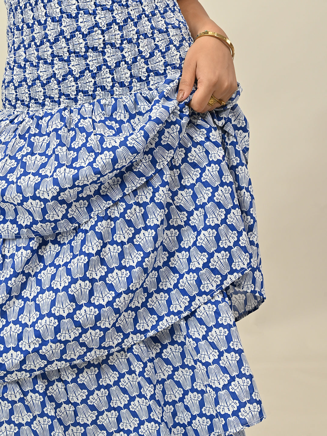 Blue Printed Co-Ord Set