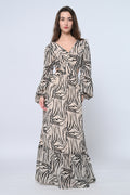 Safari Chic Maxi Dress