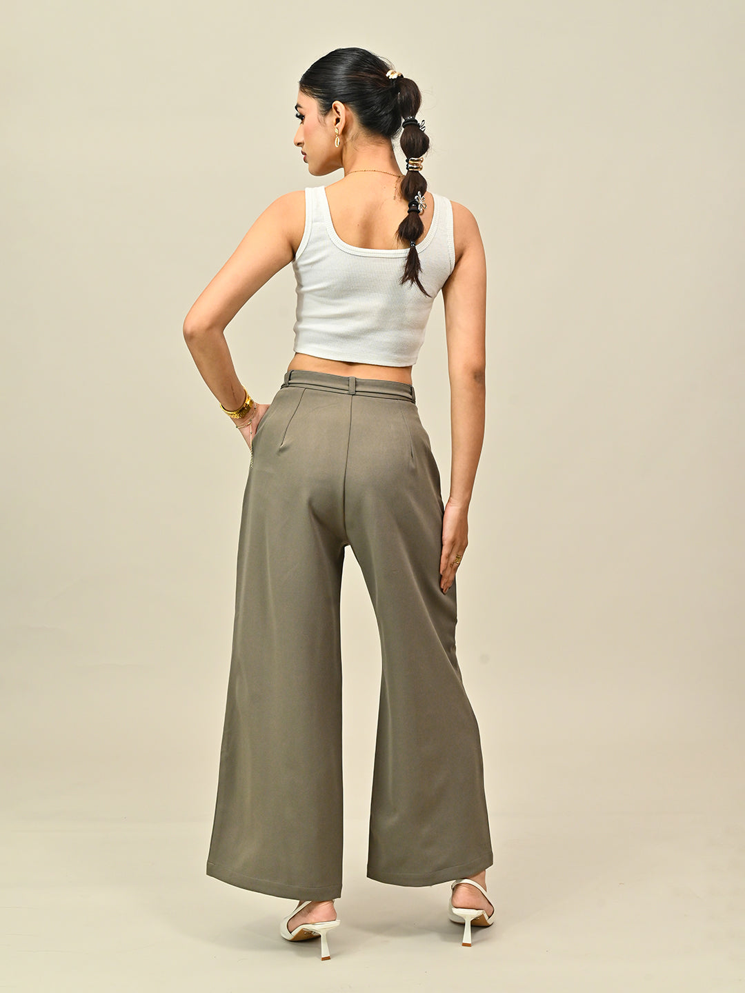 Grey Drawstring Pants