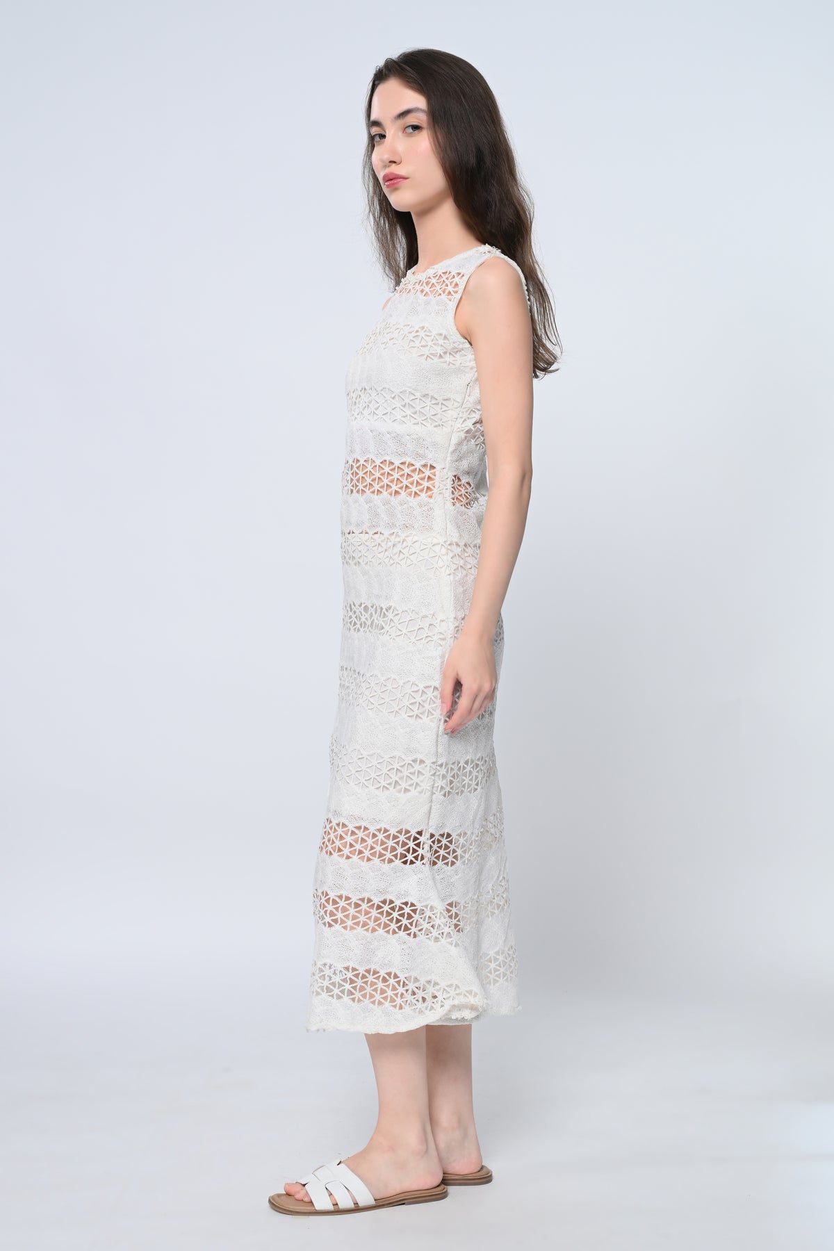 Sculpted Crochet Dress
