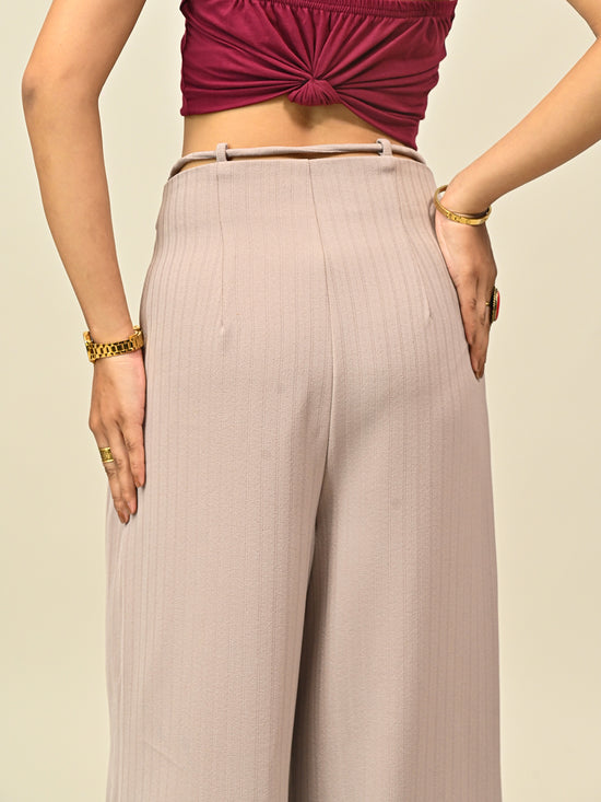 Beige Drawstring Pant