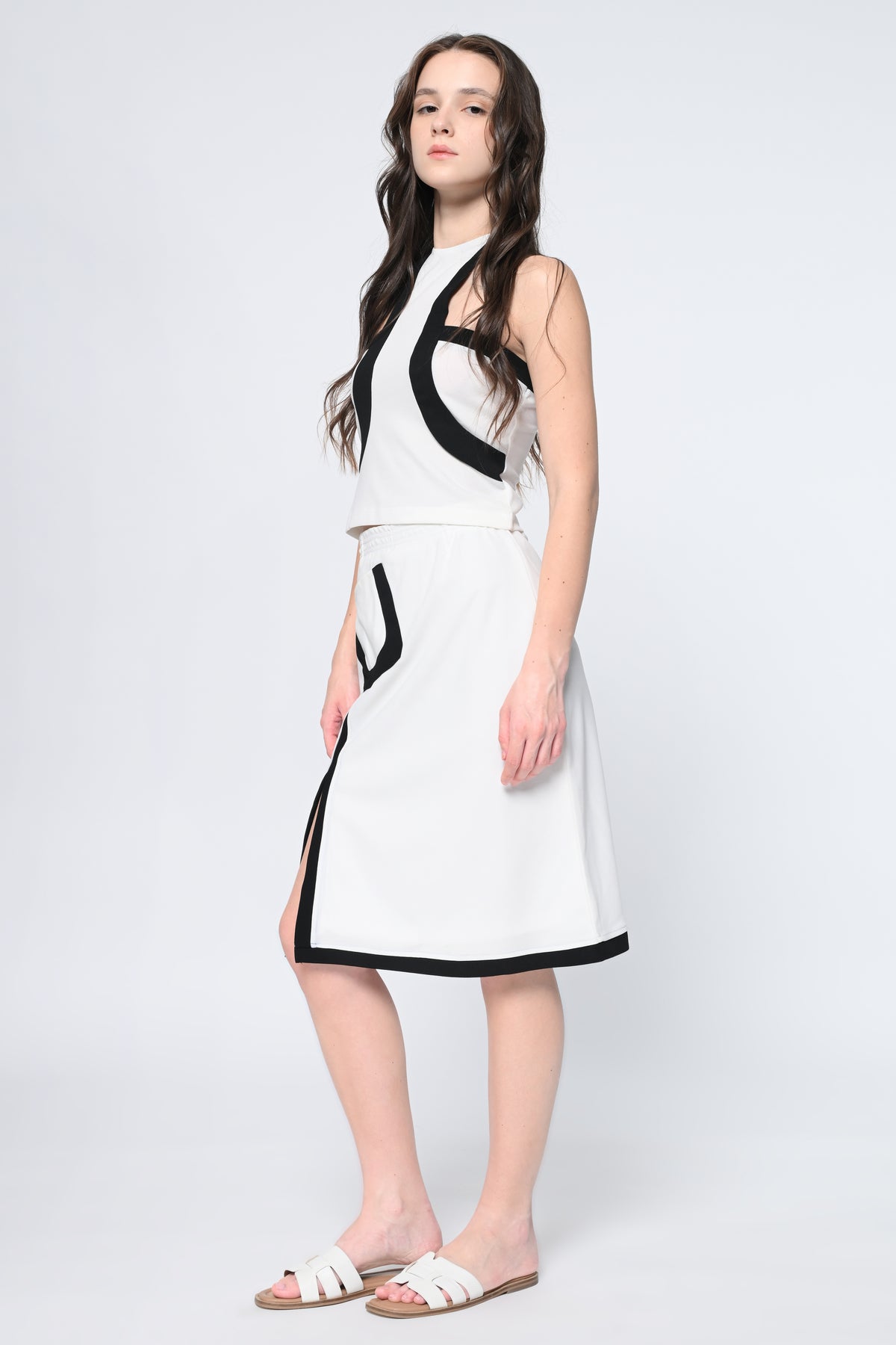 White Pocket Skirt