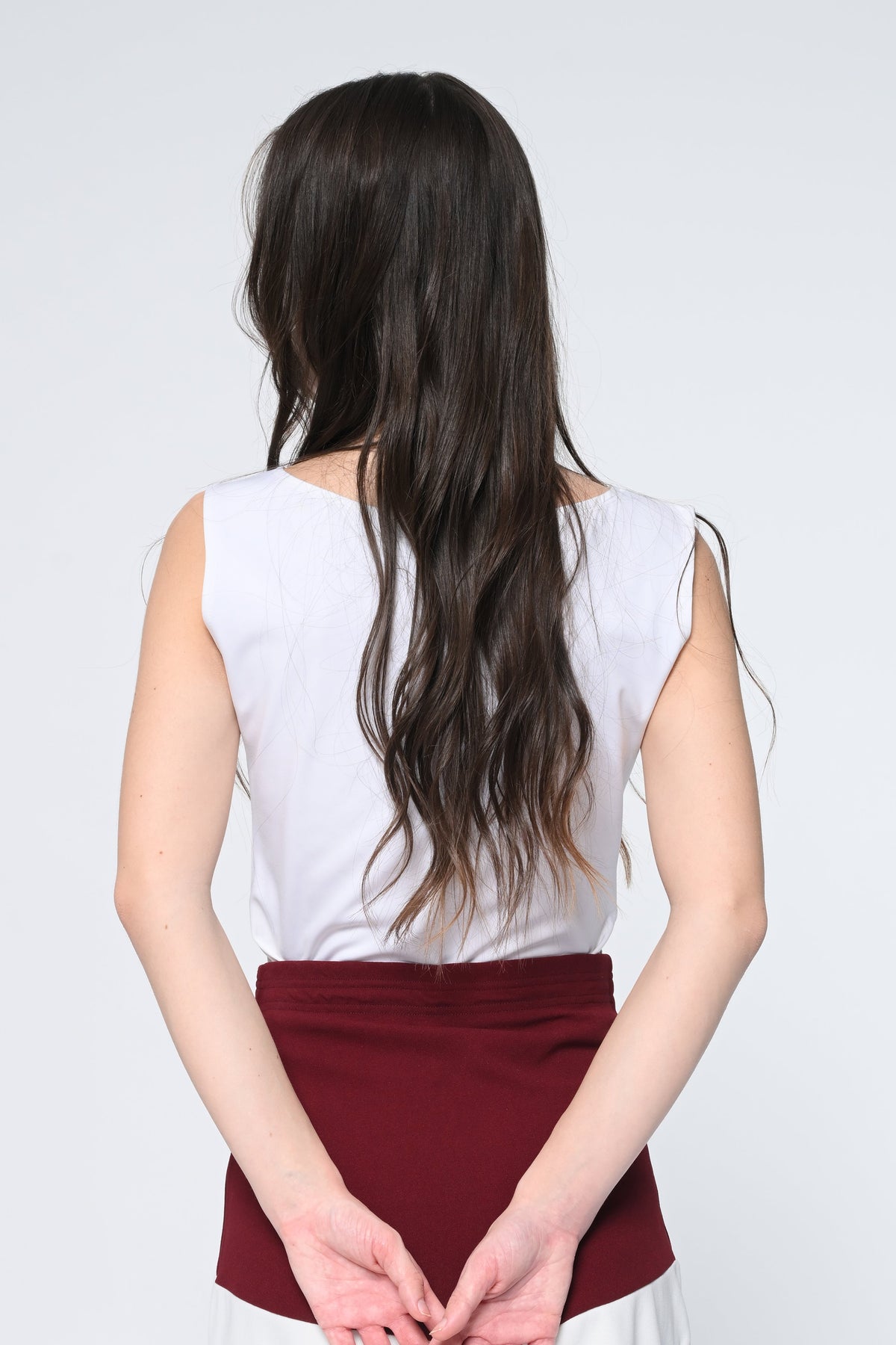 White Buckel Top