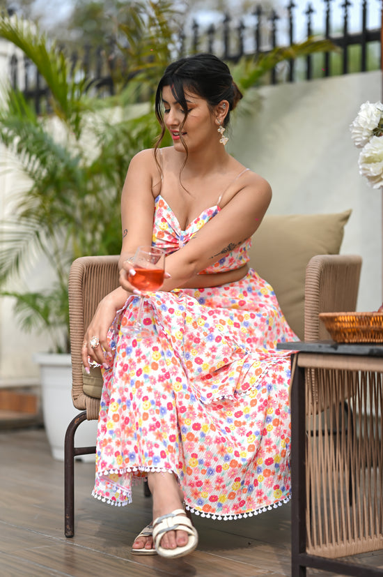 Floral Sangria Co-ord Set