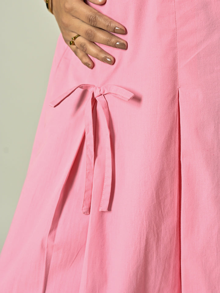 PINK BOW SKIRT