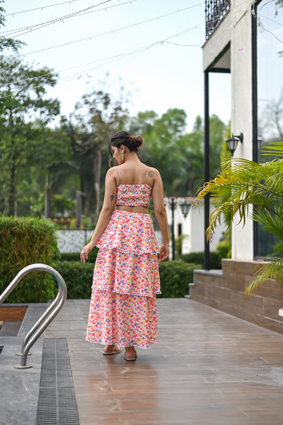 Floral Sangria Co-ord Set