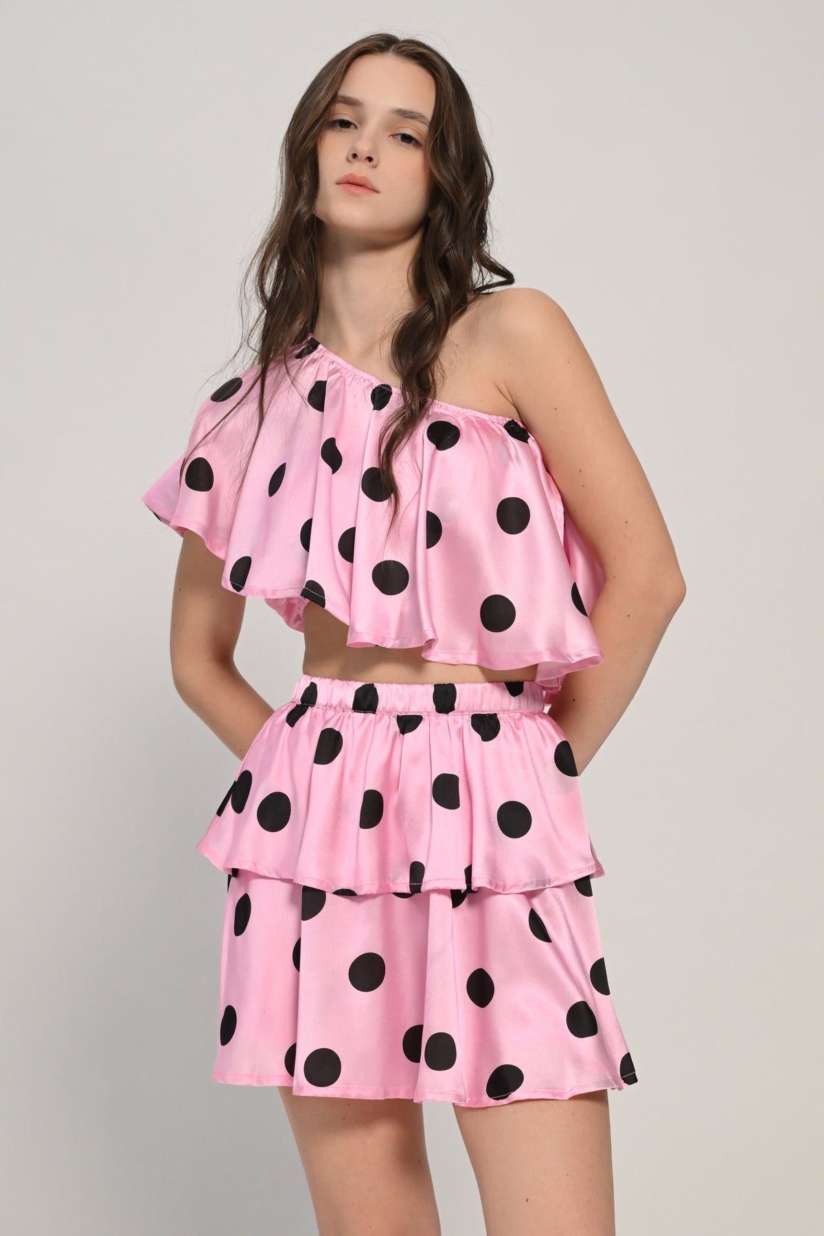 Playful Pink Polka Co-ord set