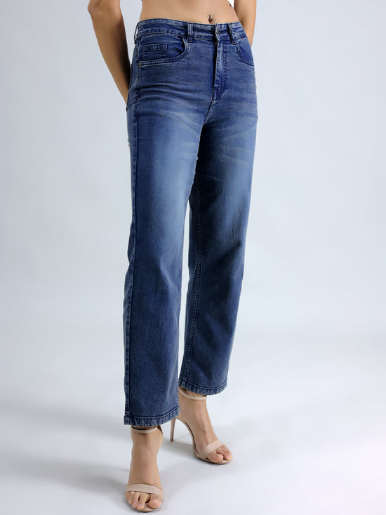Blue Basic Denim Jeans