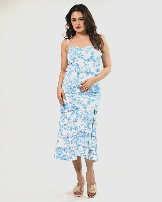 Floral Symphony Dress