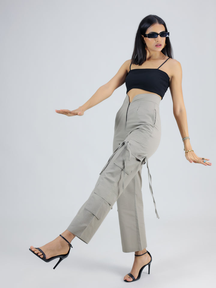 Olive High Waist Pant