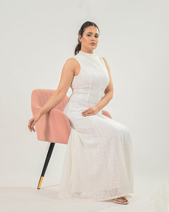 Ivory Whisper Maxi Dress