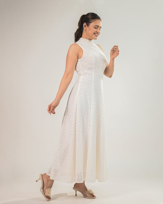 Ivory Whisper Maxi Dress